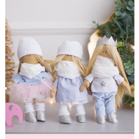Набор для шитья "Мягкие куклы"