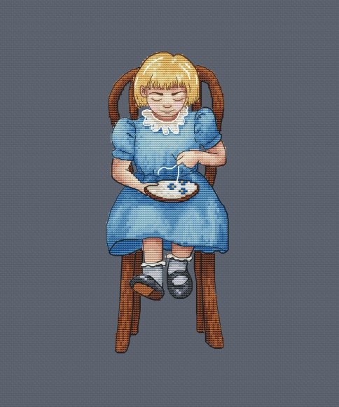 Алиса, схема для вышивания