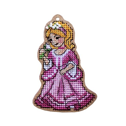 Принцесса, набор для вышивания оригинальной игрушки