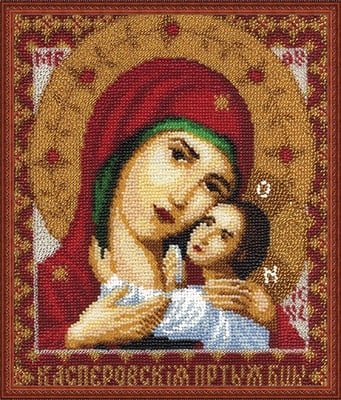 Икона Пресвятой Богородицы Касперовская, набор для вышивки