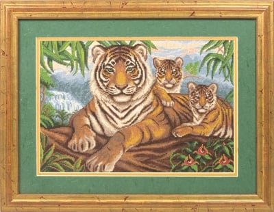 Логово тигра, набор для вышивания