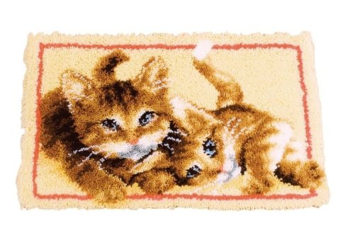 Котята, набор для ковровой вышивки 