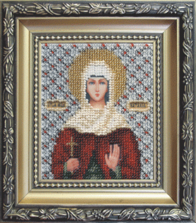 Икона святая мученица Наталия, набор для вышивки