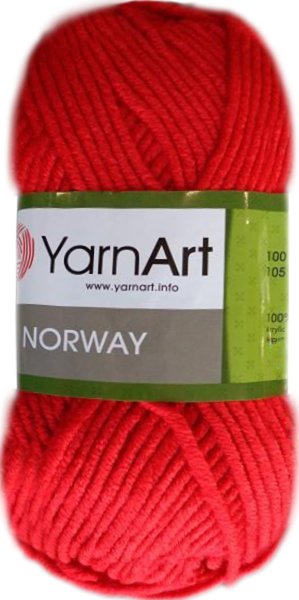 Пряжа YarnArt Norway, 100% акрил, 100гр/105м