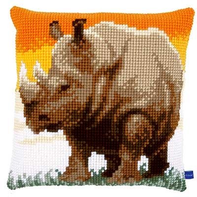 Африканский носорог, набор для вышивания