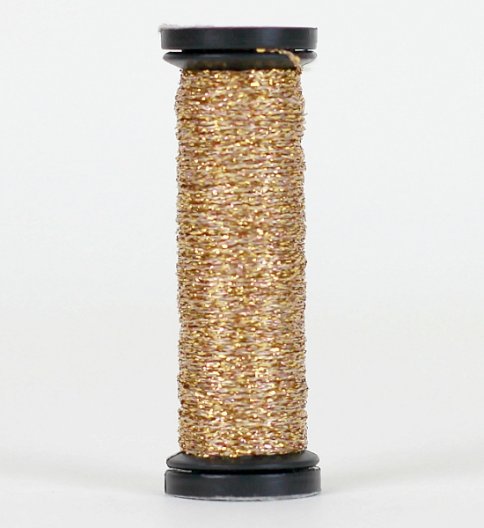 Металлизированная нить Kreinik, цвет античное золото