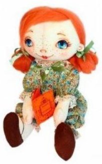Набор для шитья текстильной куклы "Малышка с книжкой"