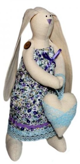 Набор для шитья текстильной игрушки "Зайка Любава"