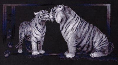 Тигриная любовь, набор для вышивания