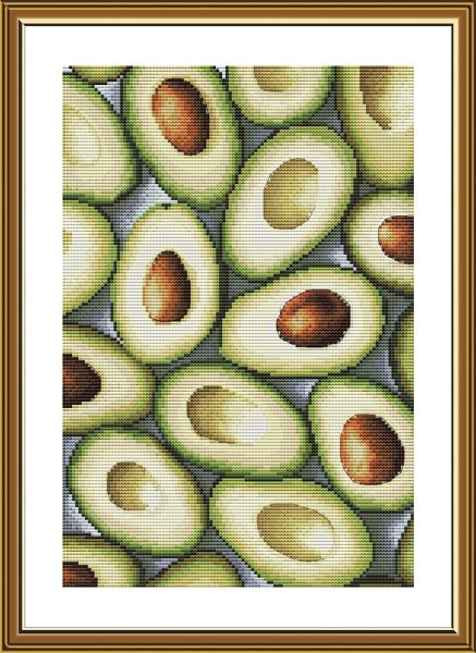 Авокадо, набор для вышивания