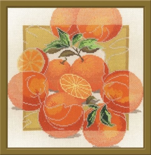 Апельсин, набор для вышивания