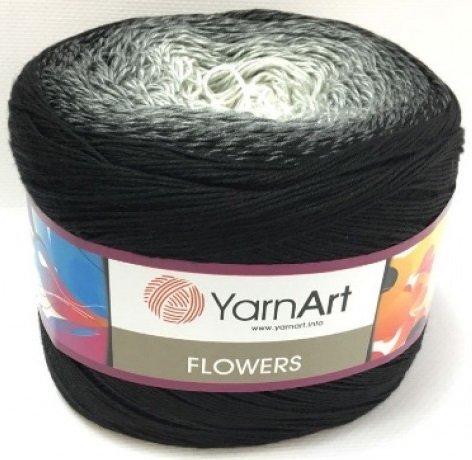 Пряжа YarnArt Flowers, 55% хлопок, 45% полиакрил, 250гр/1000м
