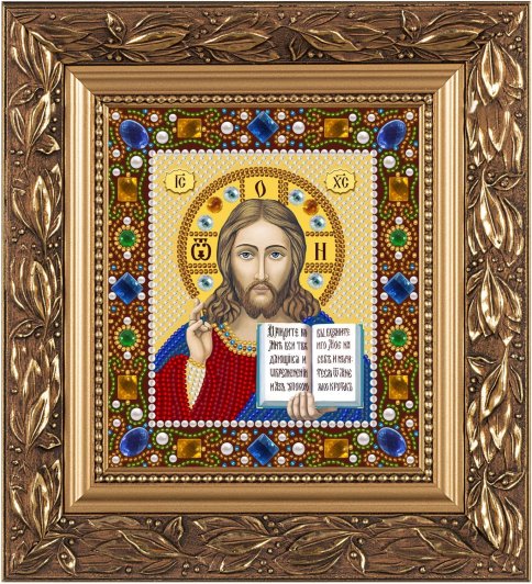 Христос Спаситель, набор для вышивки бисером Nova Sloboda