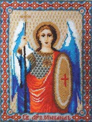 Икона Архангел Михаил, набор для вышивки