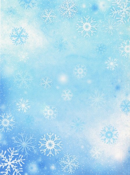 Дизайнерская канва Aida 18, цвет голубой снежный