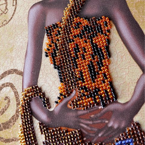 Загадочная африканка, набор для вышивания