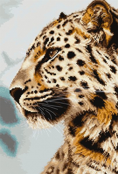 Леопард, набор для вышивания