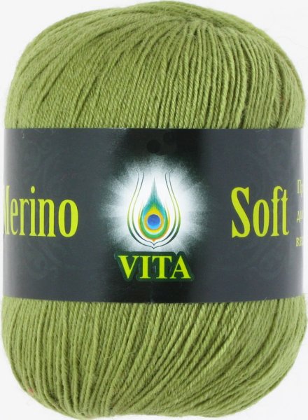 Пряжа поштучно Vita Merino Soft, 100% мериносовая шерсть