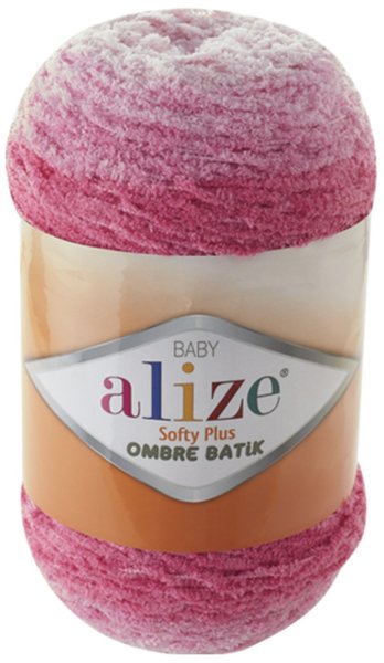 Пряжа Alize Softy Plus Ombre Batik, 100% микрополиэстер, 500г/600м