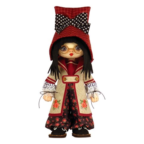 Набор для шитья текстильной каркасной куклы "Девочка. Швеция"