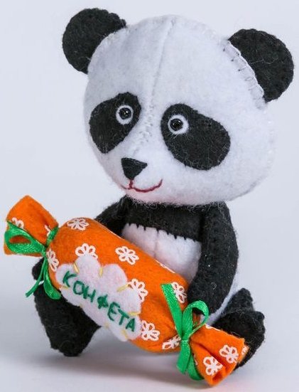 Набор для шитья текстильной игрушки "Панда"