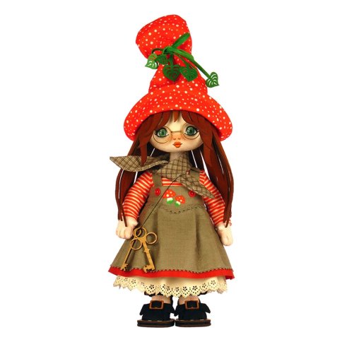 Набор для шитья текстильной каркасной куклы "Девочка. Дания"