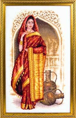 Индийская красавица , набор для вышивания