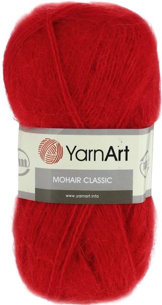 Пряжа YarnArt Mohair Classic, 70% мохер, 30% акрил, 100гр/220м