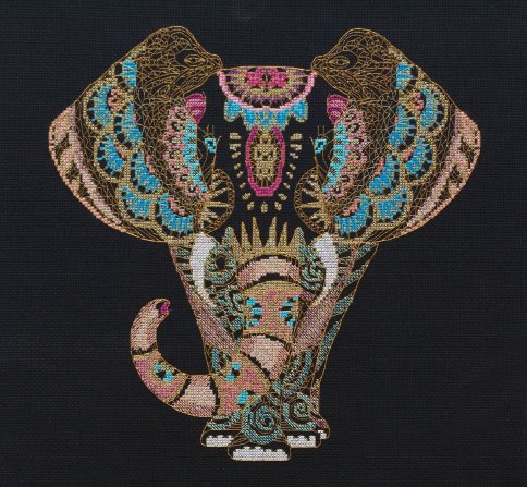 Золотой слон, набор для вышивания