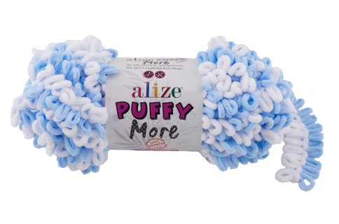 Пряжа Alize Puffy More, 100% микрополиэстер, 150гр/11,5м
