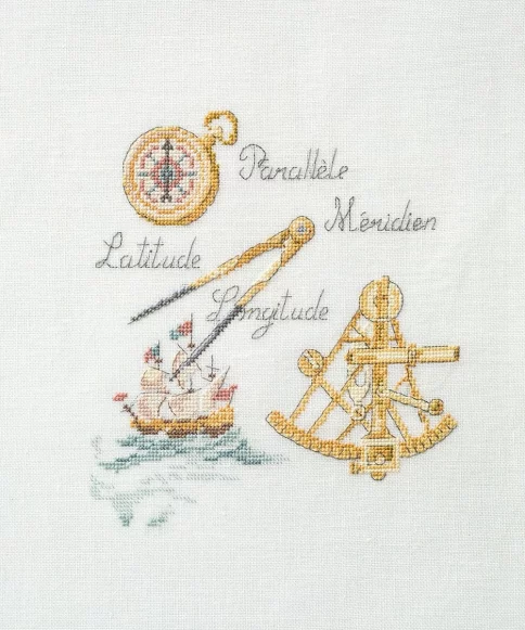 Французская вышивка крестом. Морские и летние сюжеты