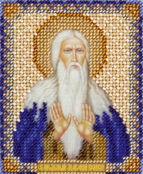 Икона Святого преподобного Макария Великого Египетского, набор для вышивки 