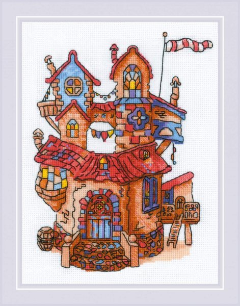 Сказочный домик, набор для вышивания