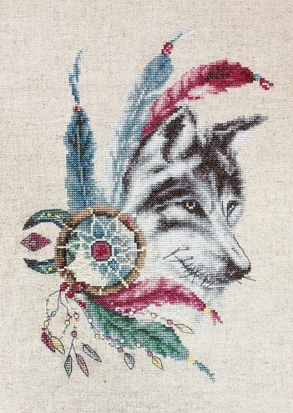 Волк Luca-S, набор для вышивания
