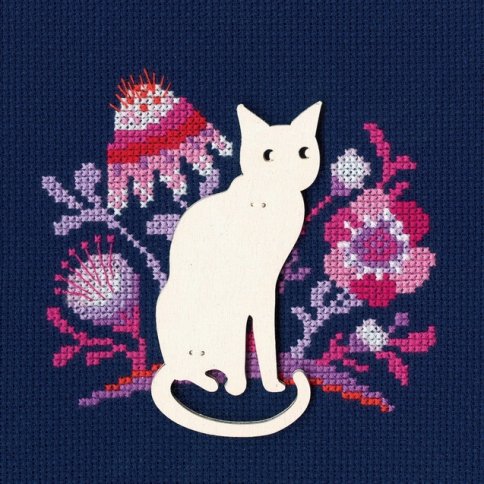 Кошка 3, набор для вышивания