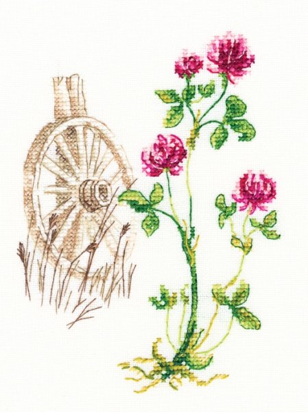 Цветущие травы 3, набор для вышивания