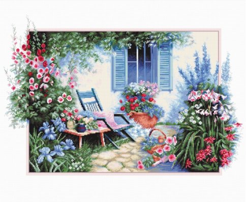Цветочный сад, набор для вышивания