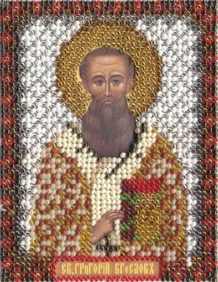 Икона Святителя Григория Богослова, набор для вышивки