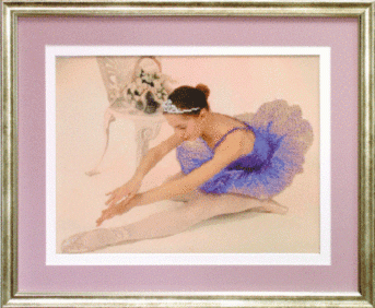 Балерина, набор для вышивки бисером