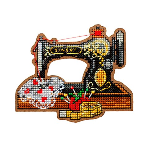 Швейная машинка, набор для вышивания оригинального магнита