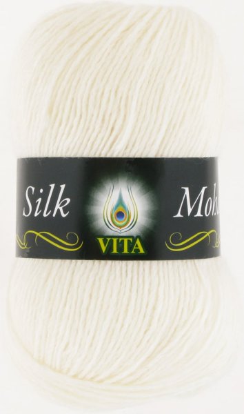 Пряжа Vita Silk Mohair, 30% мохер, 40% шерсть, 5% шелк, 25% акрил