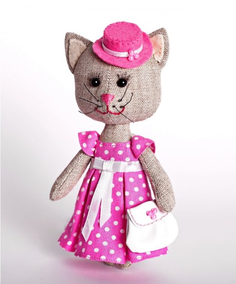 Набор для шитья текстильной игрушки "Тётя Кошка"