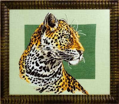 Леопард, набор для вышивания крестом