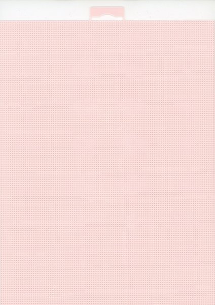 Канва пластиковая, 21х28см, цвет розовый