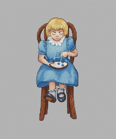 Алиса, схема для вышивания