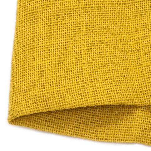 Ткань декоративная, рогожка 2AR113, цвет желтый