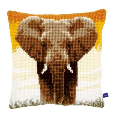 Слон, набор для вышивания подушки