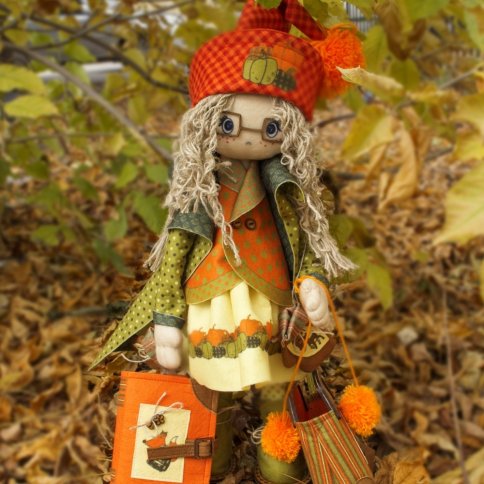 Набор для шитья текстильной каркасной куклы "Осень"