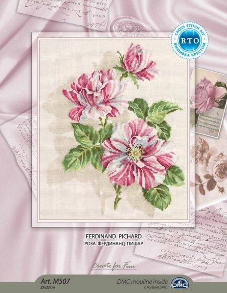 Розы Фердинанд Пишар, набор для вышивания
