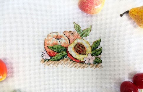 Южный персик, набор для вышивания